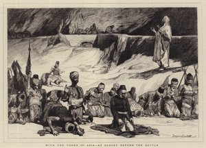 With the Turks in Asia, at Sunset before the Battle